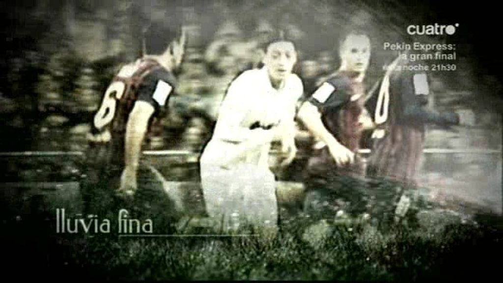 El Barça, lluvia fina