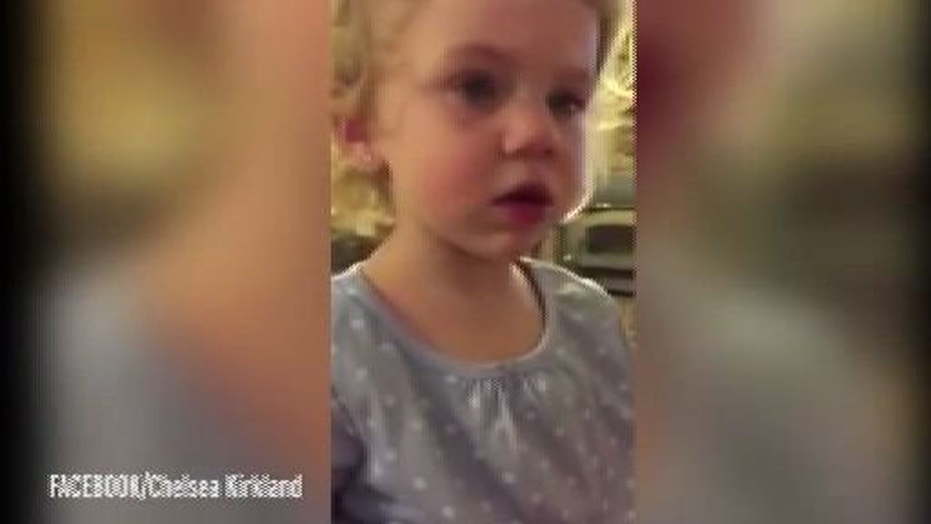 La desolación de una niña de dos años porque su padre no le deja tener novio, viral