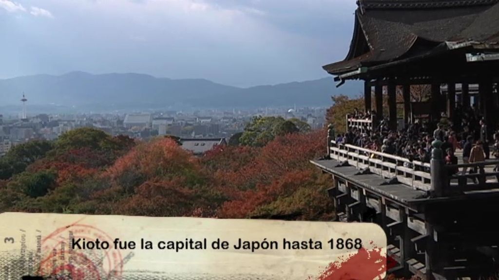 Kioto fue la capital de Japón hasta 1868