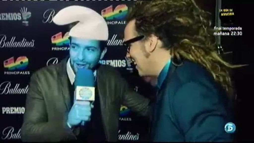 Torito en la entrega de los 'Premios 40’