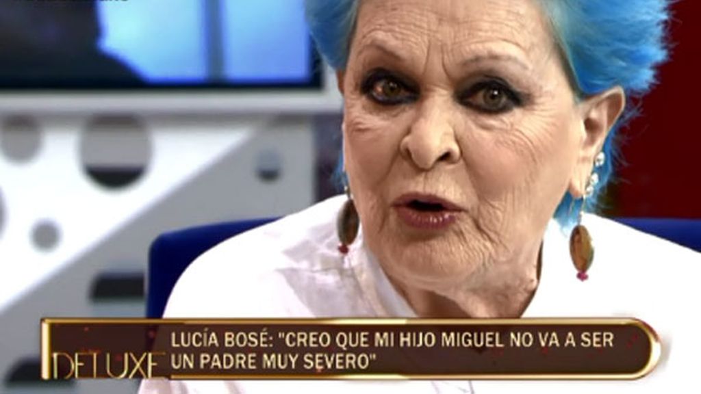 Lucía Bosé: "Miguel será un padre perfecto"