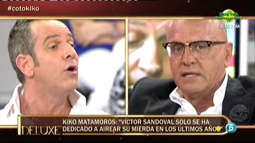Kiko Matamoros: "Víctor Sandoval solo se ha dedicado a airear su mierda"