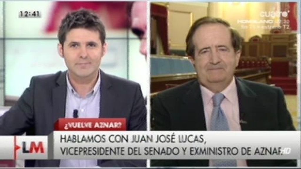 Juan José Lucas: “En el PP no hay 2 bandos”