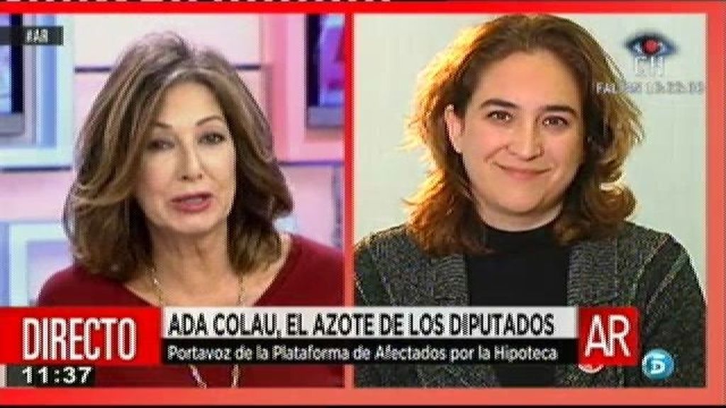 Ada Colau: "Somos un país bárbaro que está vulnerando los derechos fundamentales de su población"