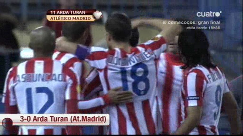 El Atlético venció por 3 - 1 al Rennes