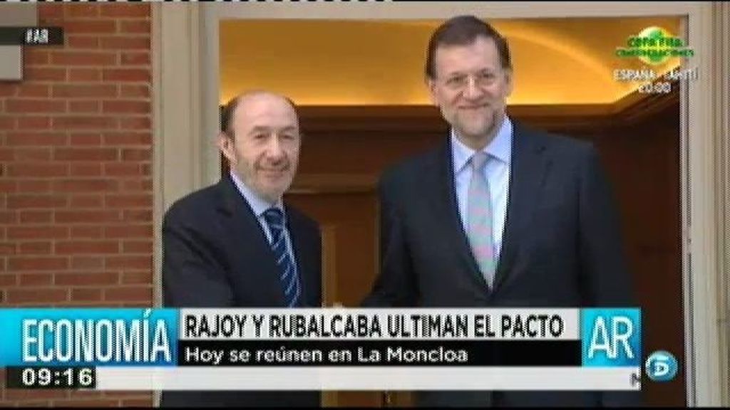 Rajoy y Rubalcaba ultiman el pacto