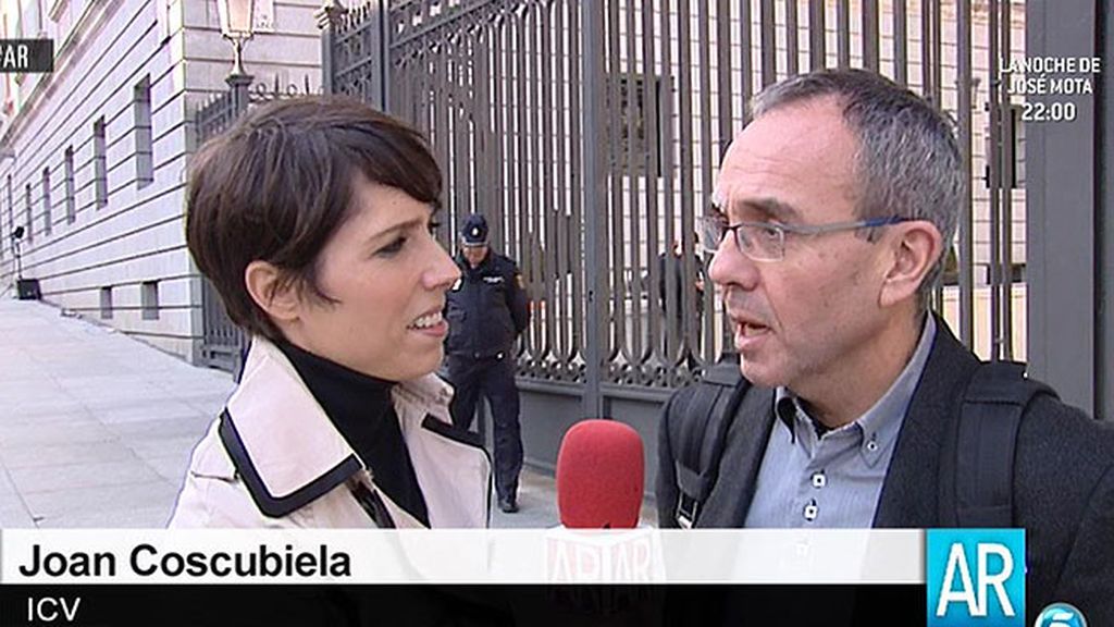 Joan Coscubiela, ICV: "Rajoy nos ha hecho creer que incumple su programa porque responde ante no se sabe quien"