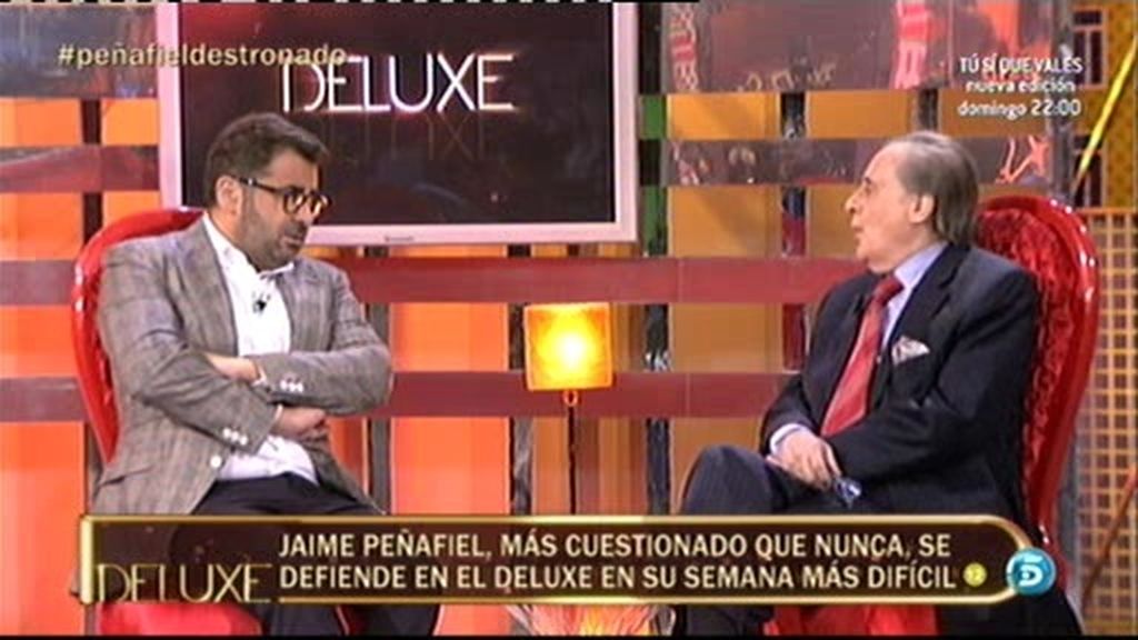 Jorge Javier, a Peñafiel: "Estás siempre con la escopeta cargada"