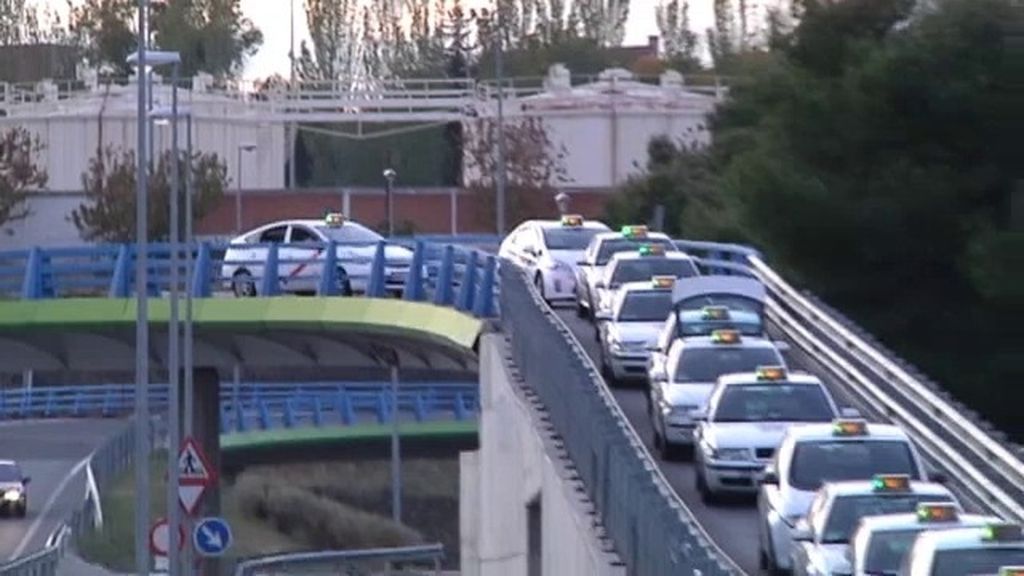 Un taxista de aeropuerto