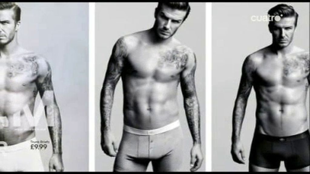 Beckham vuelve a posar en ropa interior