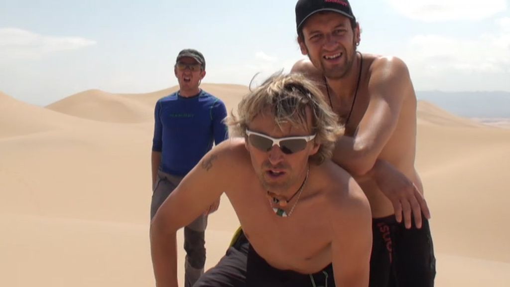 Una duna del Gobi, un duro entrenamiento