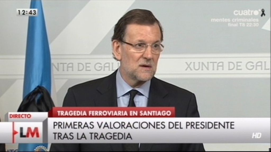 Mariano Rajoy: “Es el día del Apostol más triste de mi vida”