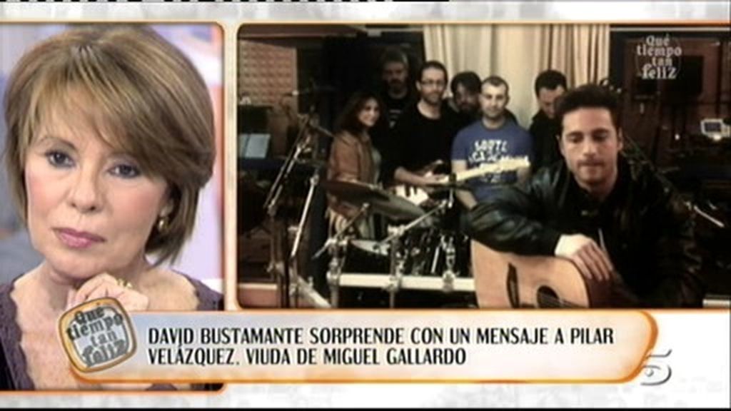 Homenaje de Bustamante a Miguel Gallardo