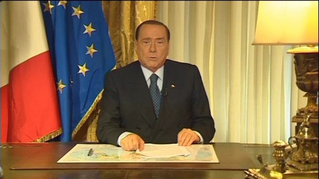 Berlusconi se declara "víctima inocente de una persecución judicial"