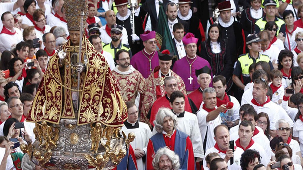 San Fermín recorre el corazón de la Pamplona vieja