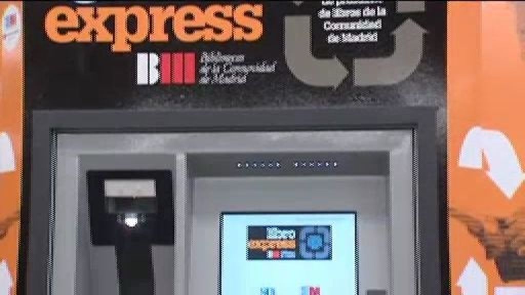 Libro Express en el metro de Madrid