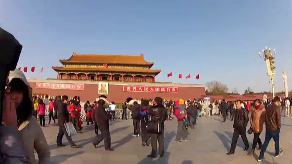 Prohibida al entrada a Tiananmen
