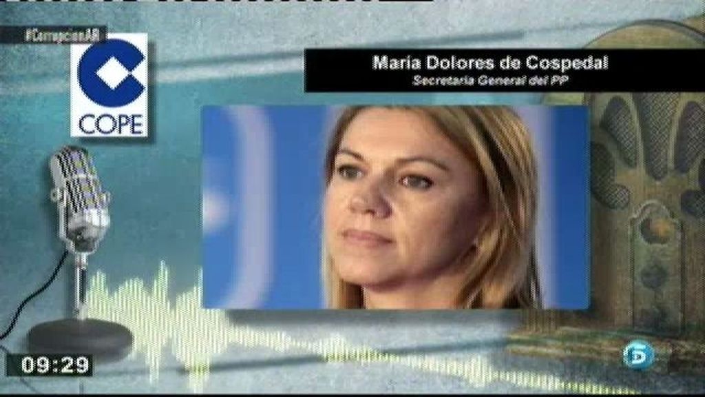 Cospedal, sobre Bárcenas: "No me consta que eso se haya producido en mi etapa como secretaria general"
