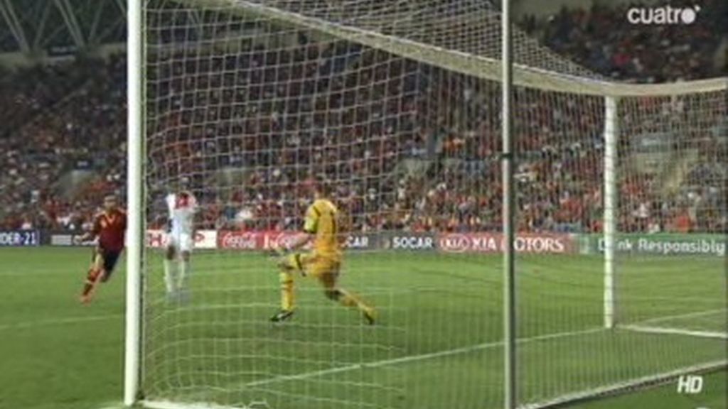Paradón a una mano de David de Gea