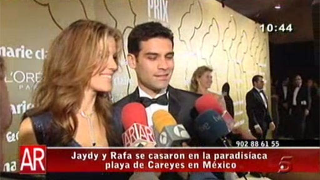 Jaydy Michel y Rafa Marquez