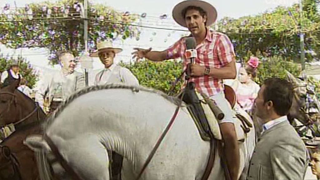 La Feria de Málaga a caballo