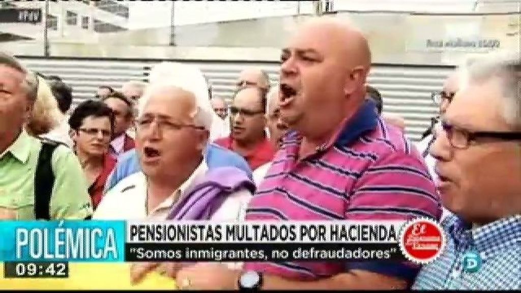 Pensionistas gallegos multados por Hacienda