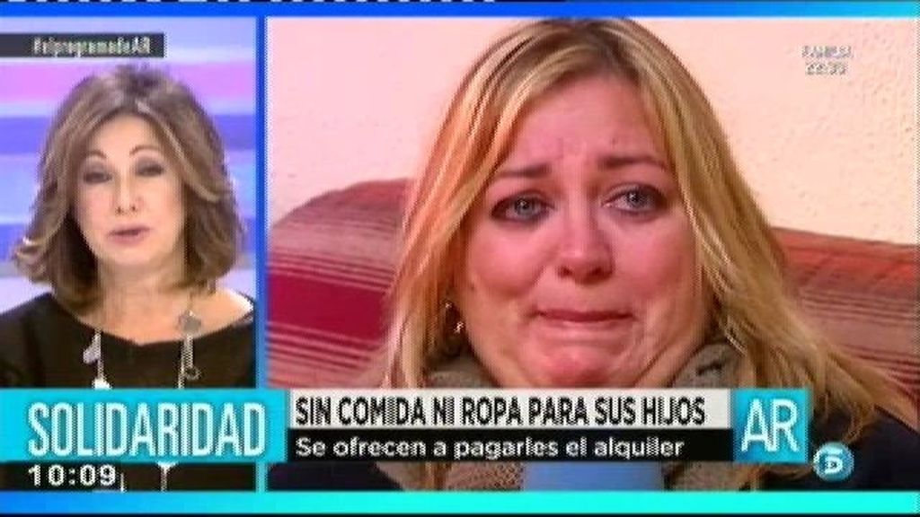 Cristina cede parte de su sueldo a Juan y Milagros