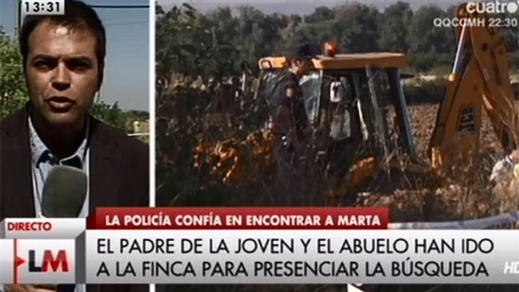 Ángel Moya: "Han encontrado el sitio descrito por Carcaño y no está Marta del Castillo"