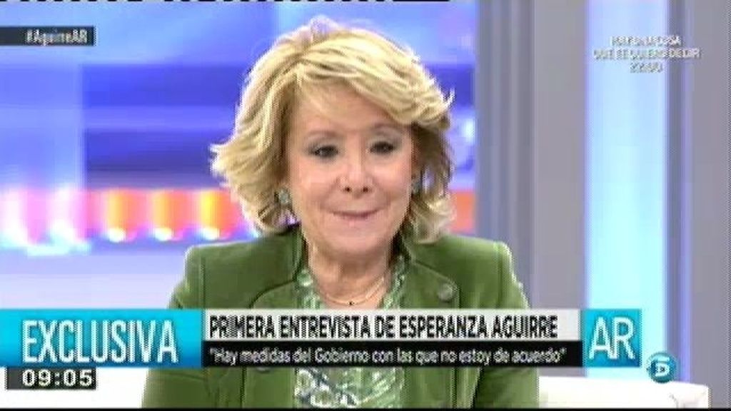 "Nunca he tenido aspiraciones políticas"