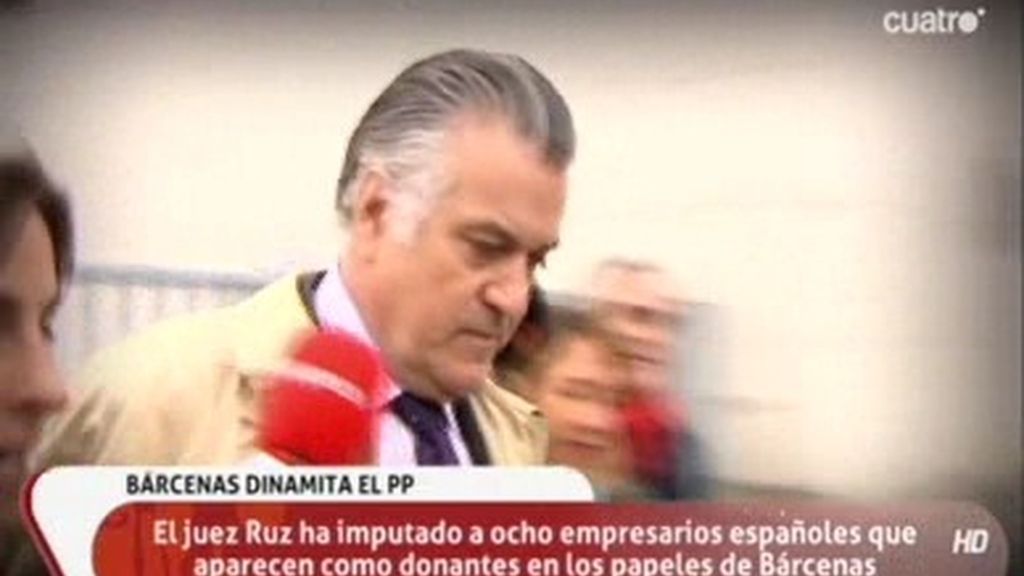 El juez Ruz imputa a empresarios que salen en los papeles de Luís Bárcenas