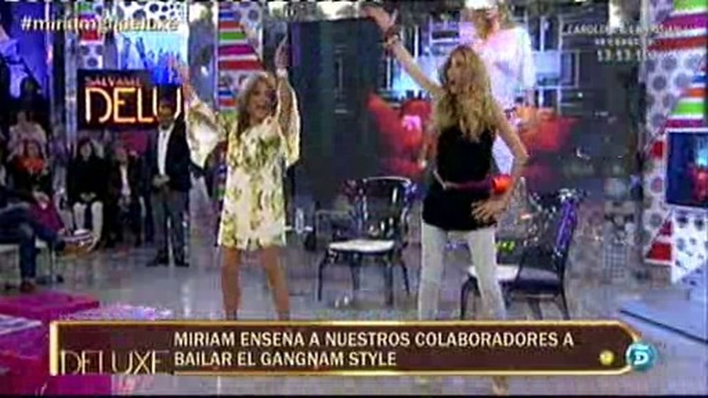 Miriam enseña su 'Gangnam Style'