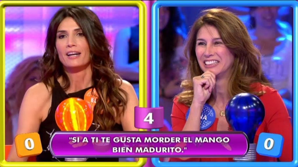 "Si te gusta morder, el mango bien madurito..."