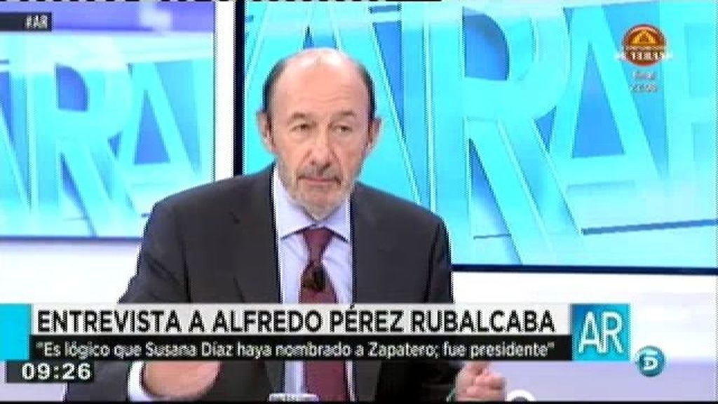 Rubalcaba: "La corrupción me parece algo repugnante"