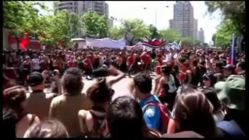 60.000 estudiantes toman las calles de Chile