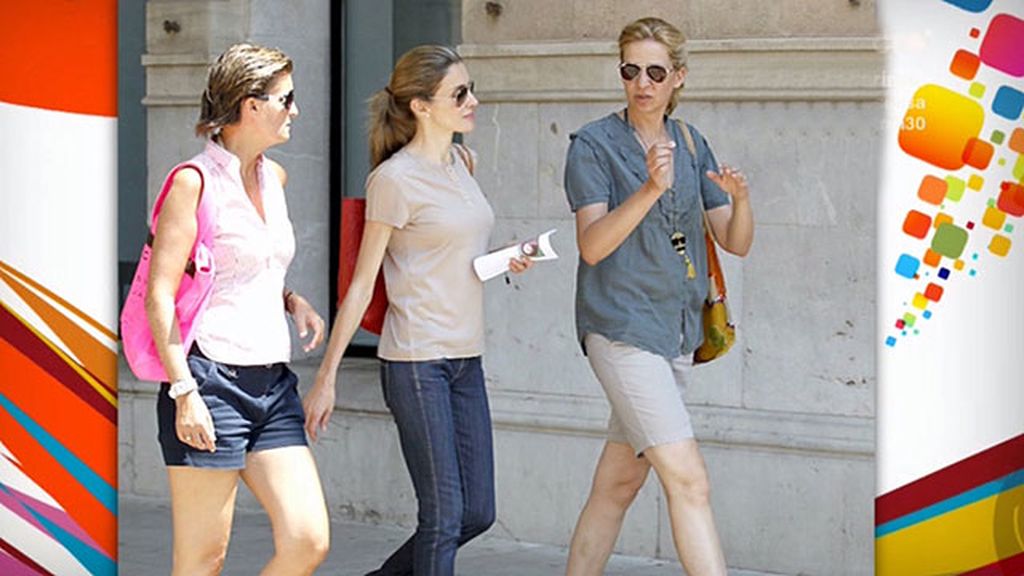 Letizia y la Infanta Cristina, juntas de compras