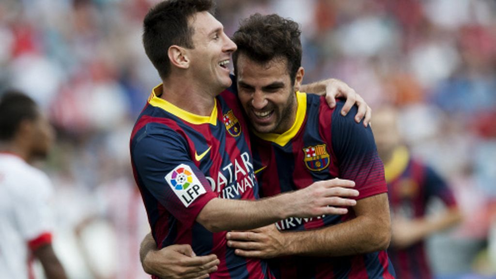 Messi y Fábregas, la pareja perfecta