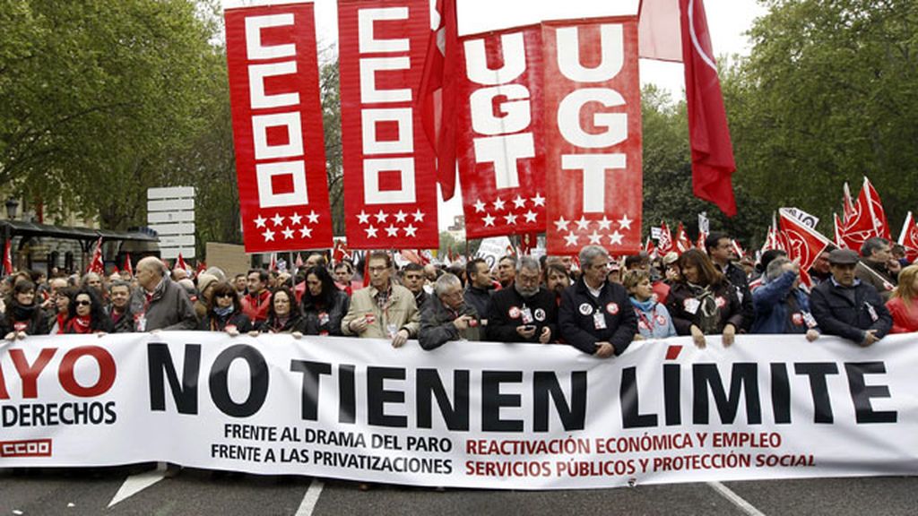 Arranca en Madrid la manifestación del Primero de Mayo