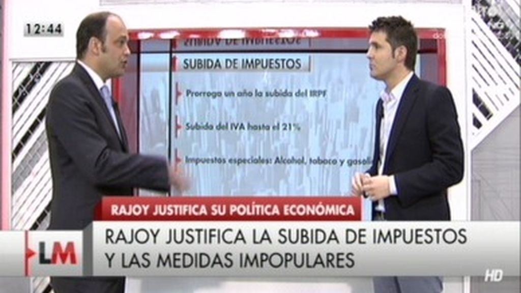 José Carlos Díez: “Hasta que España no reduzca el déficit tendremos impuestos altos”
