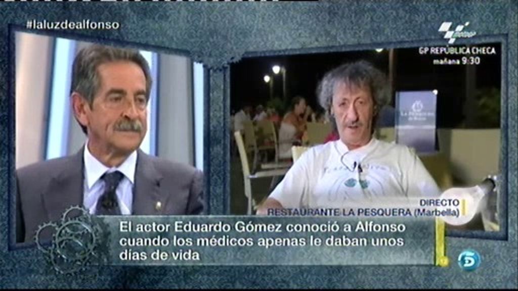 Eduardo Gómez y Miguel Ángel Revilla recuerdan con cariño a Alfonso