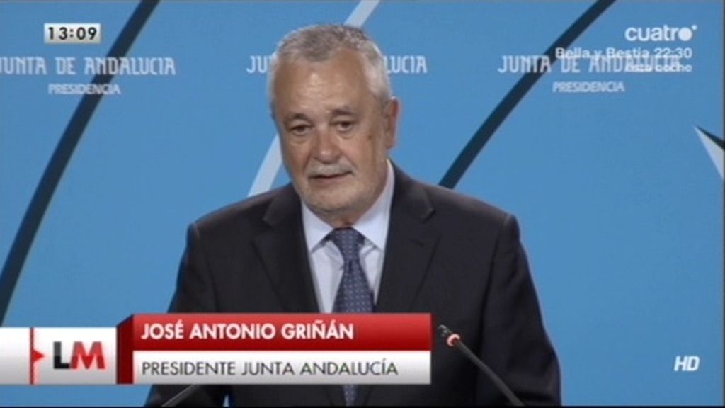 Griñán dimite como Presidente de la Junta, pero conservará su blindaje de aforado