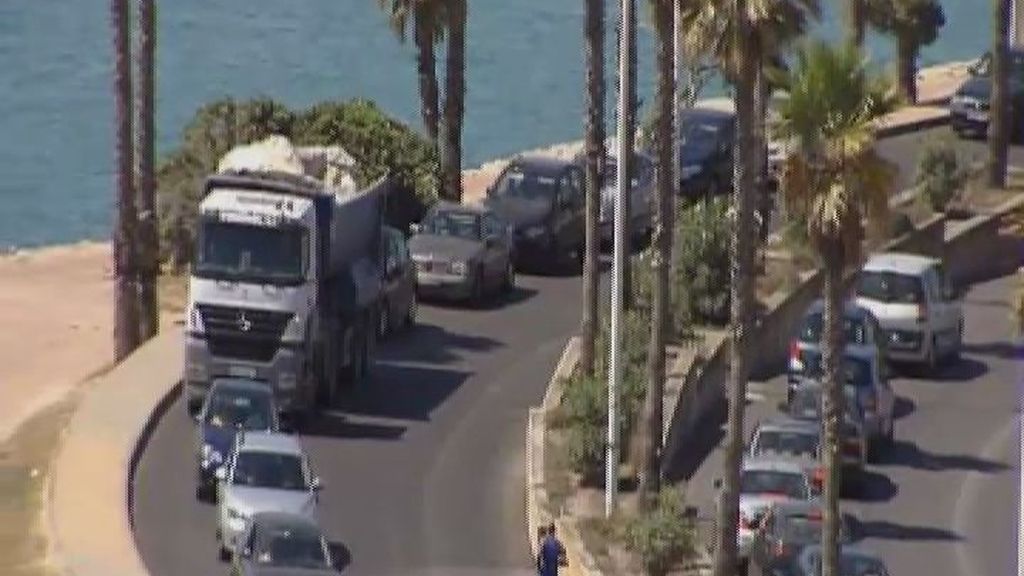 Interior prohíbe el acceso a Gibraltar a camiones con arena