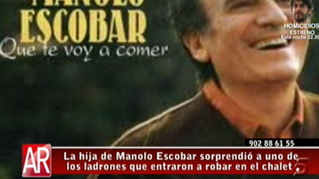 Robo en la casa de Manolo Escobar