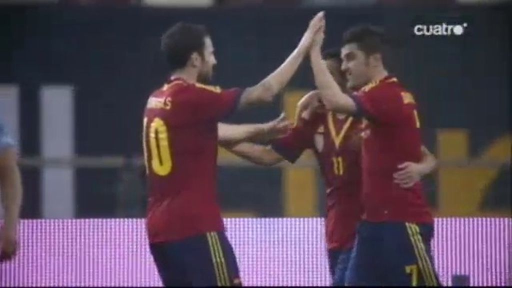 Pedro marca su segundo de la noche