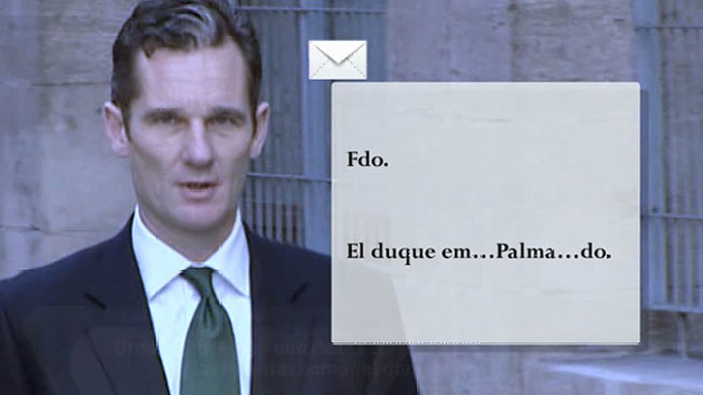 Se entregan nuevos correos de Urdangarin al juez Se entregan nuevos correos de Urdangarin al juez