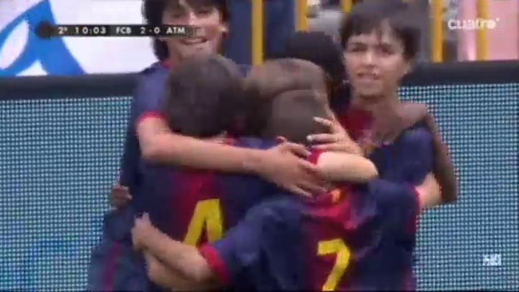 Gol: Barcelona 2 - 0 Atlético de Madrid