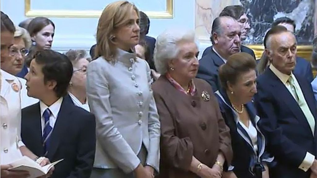 La Infanta Cristina en un acto oficial, 671 días después