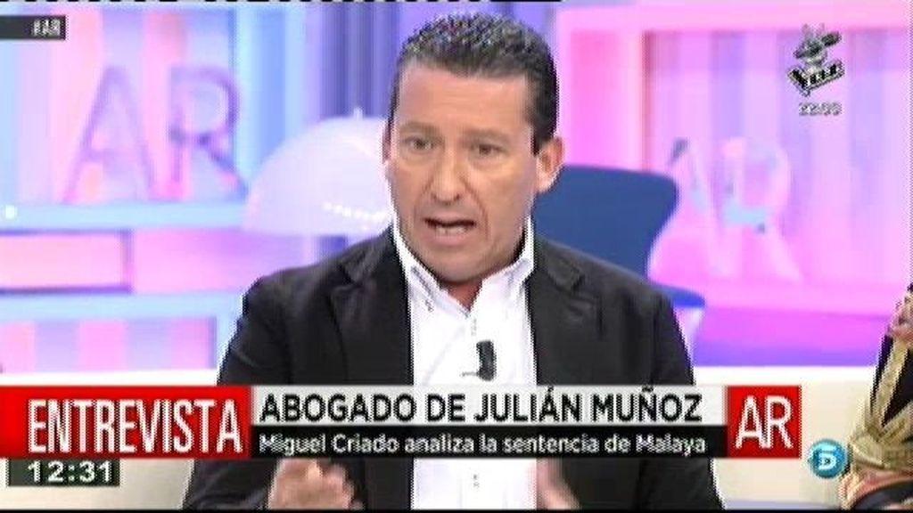 Miguel Criado, abogado de Muñoz: "Julián podrá disfrutar pronto del tercer grado"