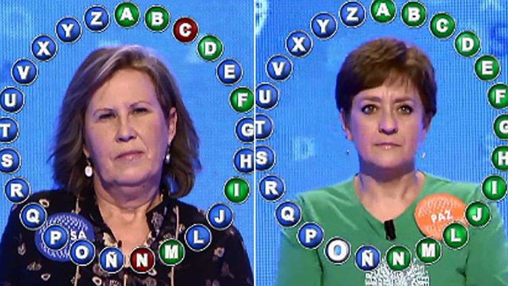 Paz vuelve a quedarse a dos palabras del rosco millonario