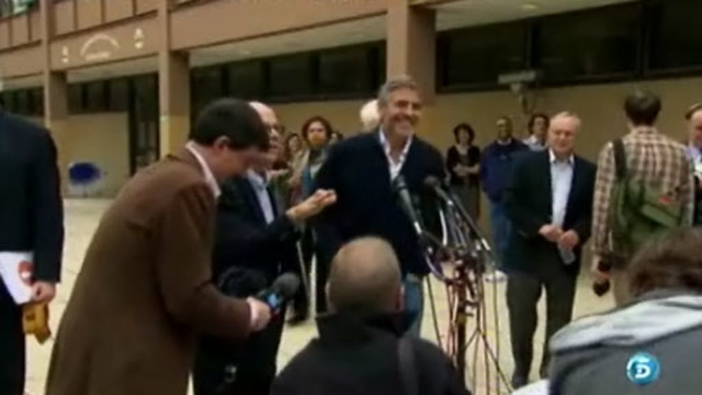 Clooney, en libertad tras su detención