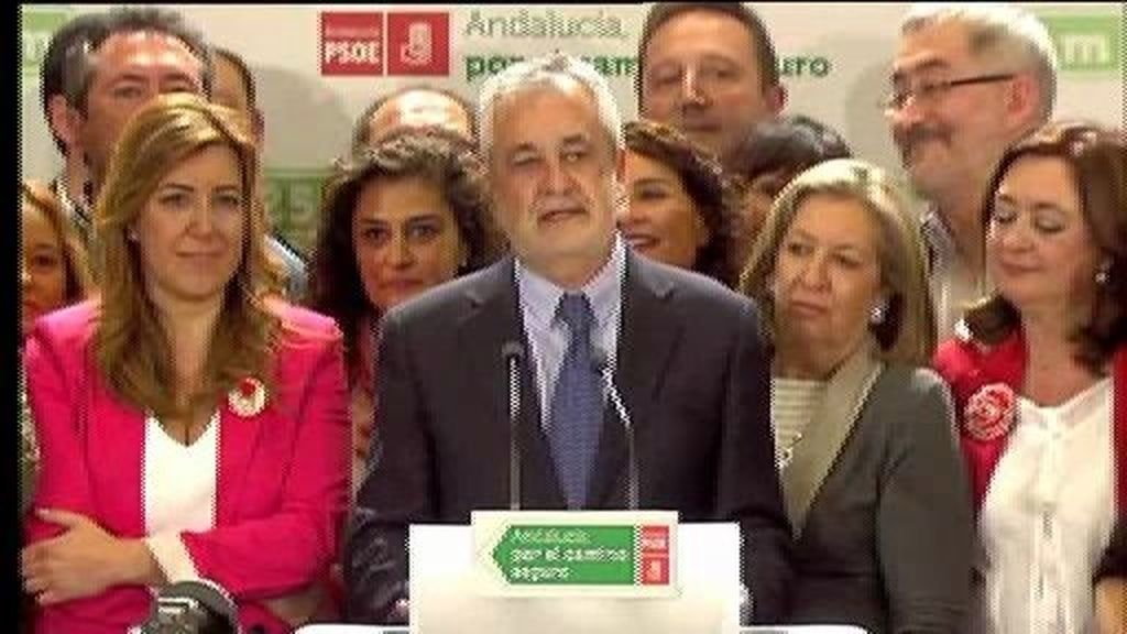 Griñán: "El PSOE ha recuperado buena parte de la confianza que habíamos perdido en las generales"